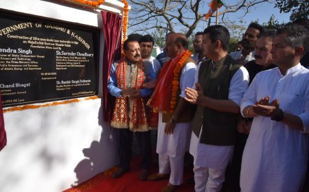 Dr Jitendra Singh, Dy CM lay foundation stone for 135 double-lane motorable bridge in Majalta