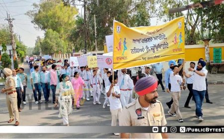 'Yudh Nashian Virudh' - Mega Awareness Rally at Abohar by District Administration